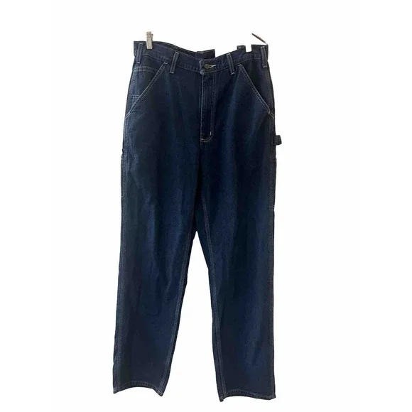 NWTCarhartt B13-DST Tag Sz 34 x 34 Dungaree Fit Mens Carpenter Jeans 100% Cotton - Picture 1 of 8
